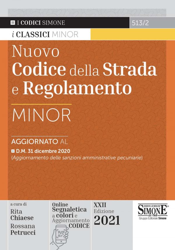 Nuovo Codice Della Strada E Regolamento Minor Edizioni Simone