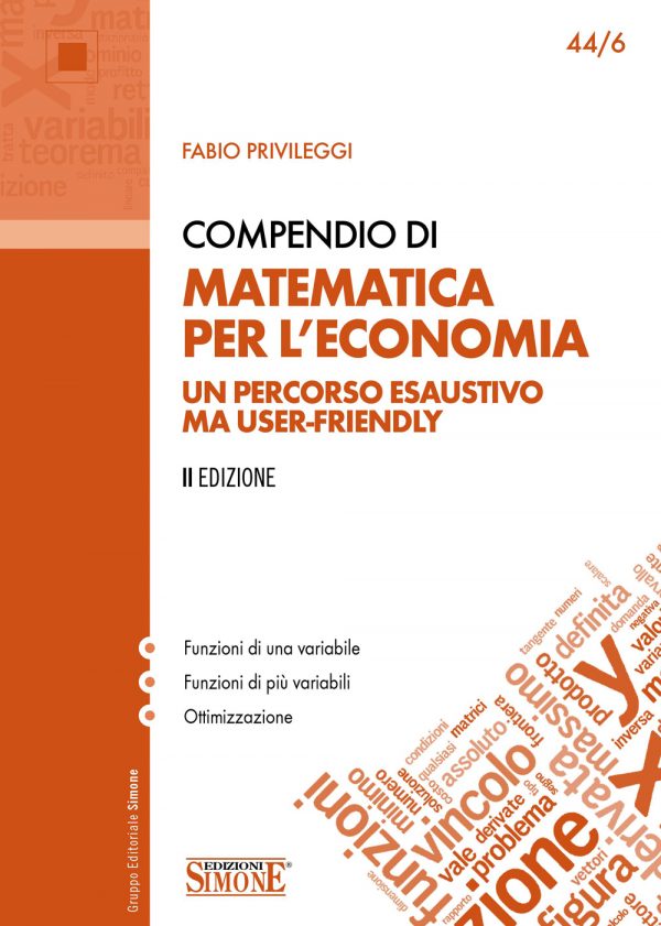 Compendio di Matematica per l'Economia - 44/6