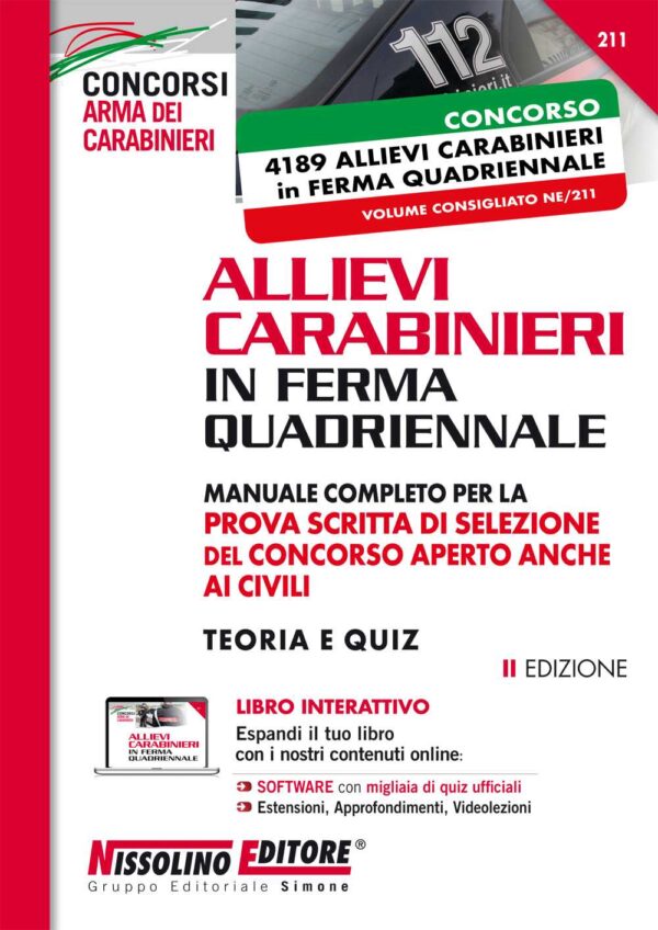 Manuale Allievi Carabinieri teoria e quiz