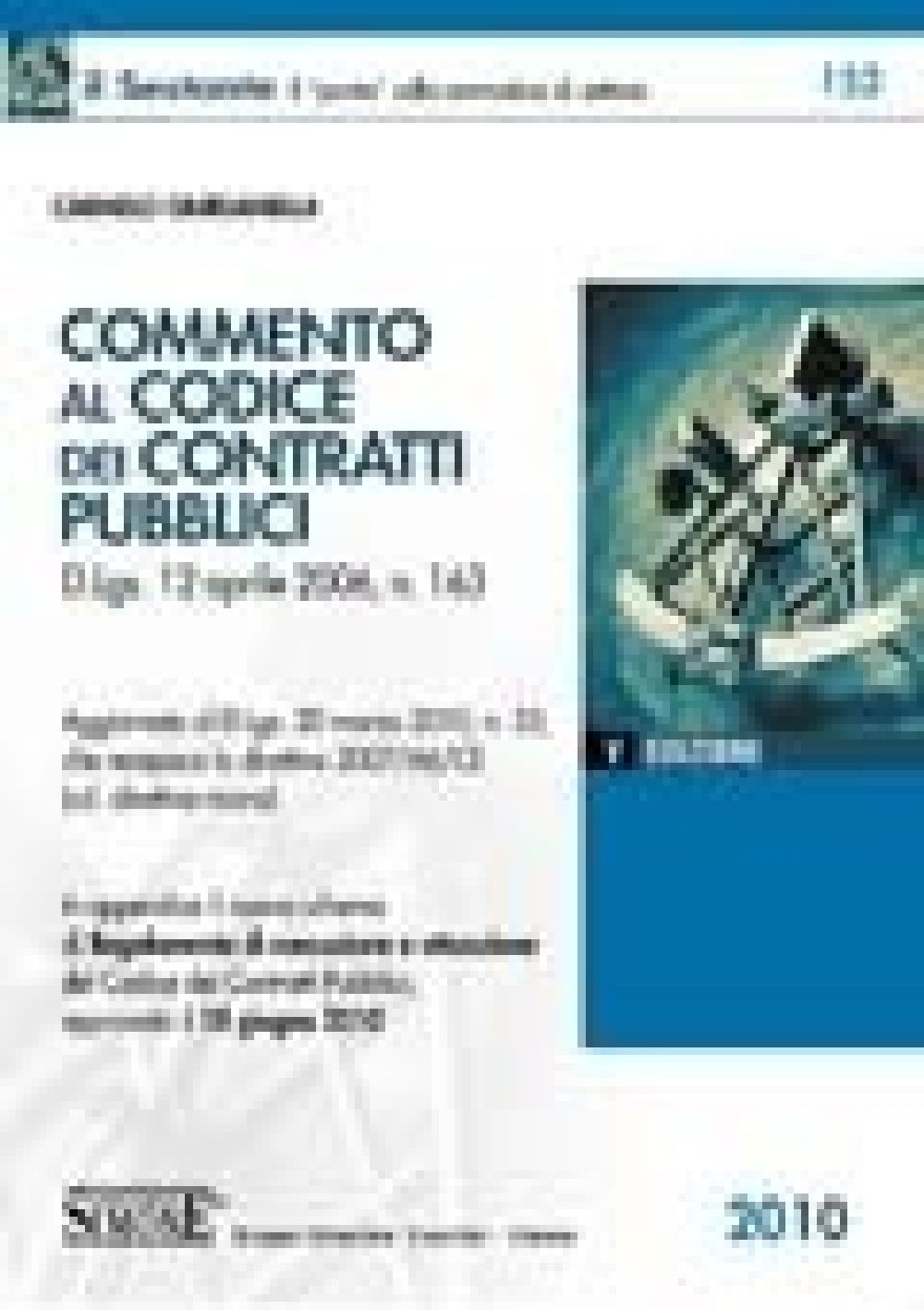 Commento Al Codice Dei Contratti Pubblici - Edizioni Simone