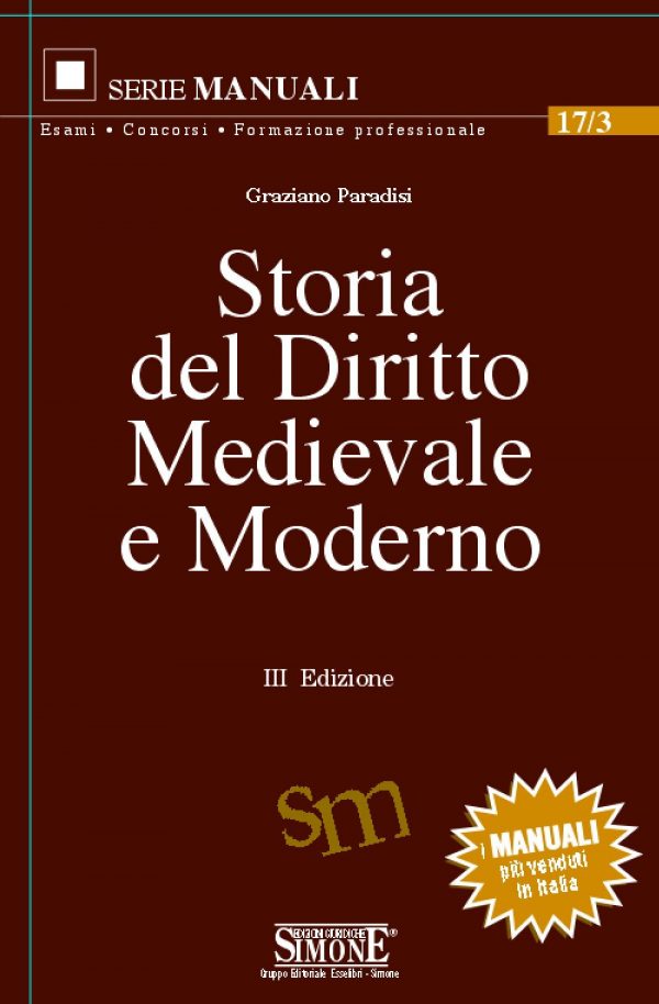 Storia del Diritto Medievale e Moderno - 17/3