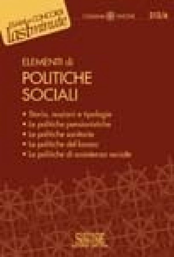 [Ebook] Elementi di Politiche Sociali