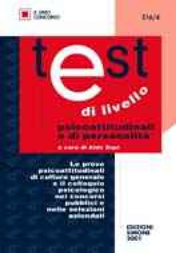 Test Di Livello Psicoattitudinali E Di Personalit Edizioni Simone