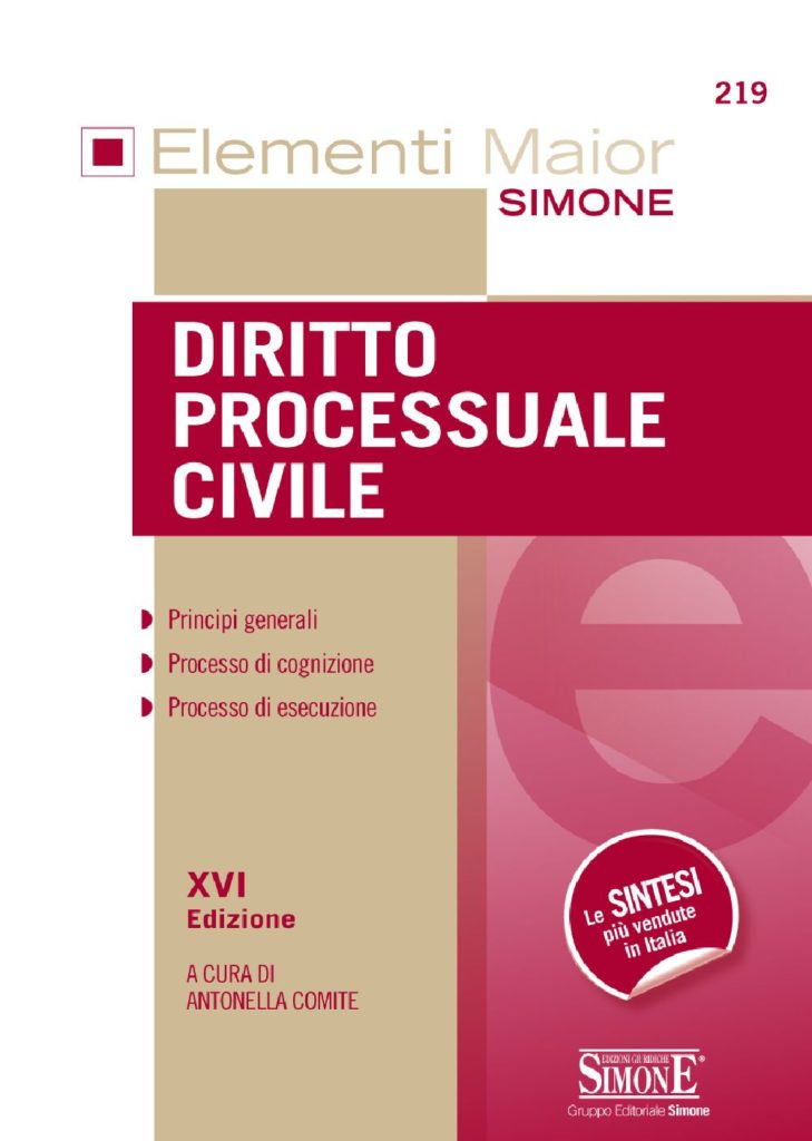 Elementi Maior di Diritto Processuale Civile - 219maior
