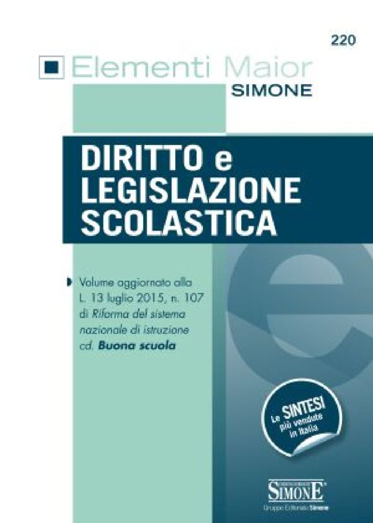 [Ebook] Elementi Maior di Diritto e Legislazione Scolastica