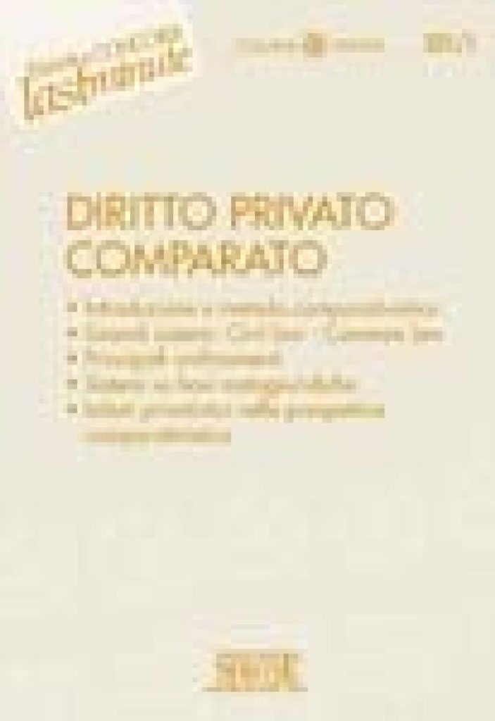 [Ebook] Elementi di Diritto Privato Comparato
