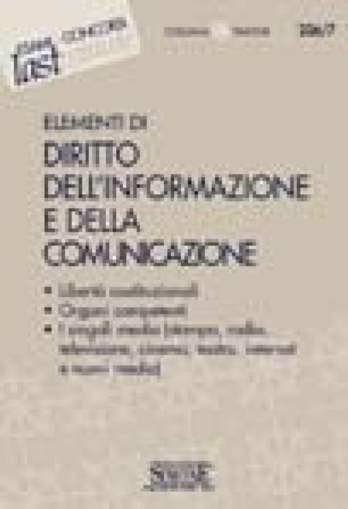 [Ebook] Elementi di Diritto dell'Informazione e della Comunicazione