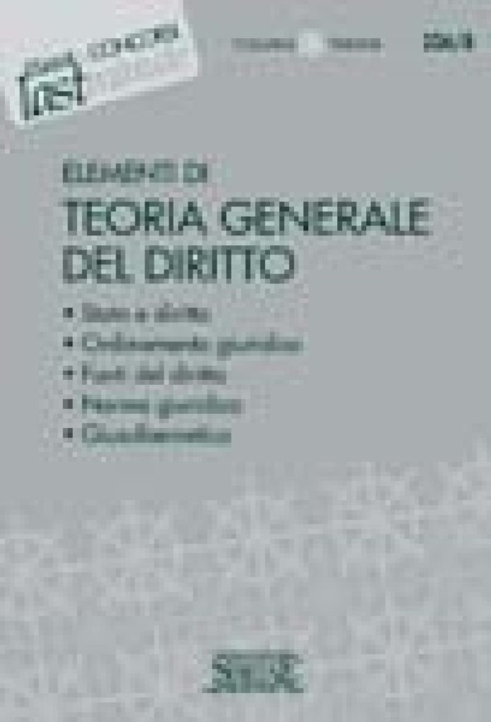 [Ebook] Elementi di Teoria Generale del Diritto