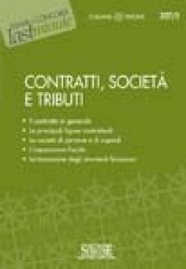 [Ebook] Contratti, Società e Tributi