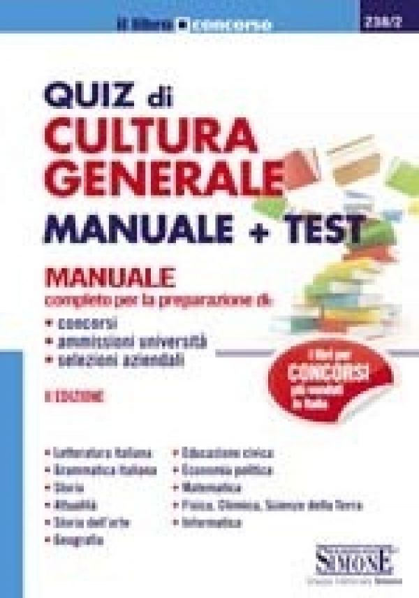 Quiz di Cultura Generale Manuale + Test - 238/2