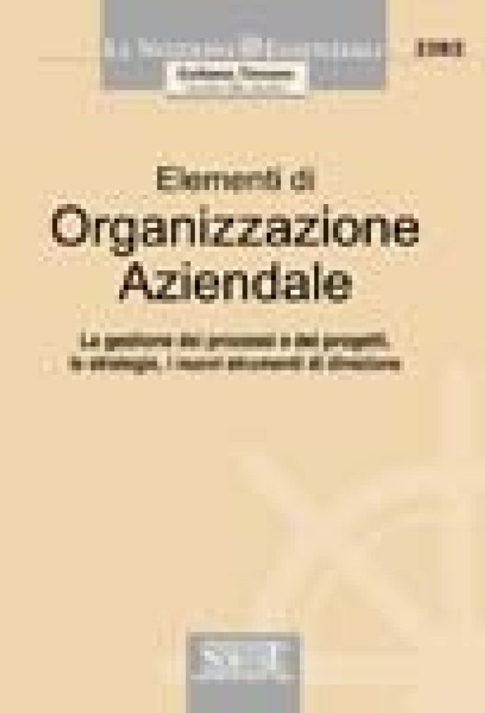 [Ebook] Elementi di Organizzazione Aziendale