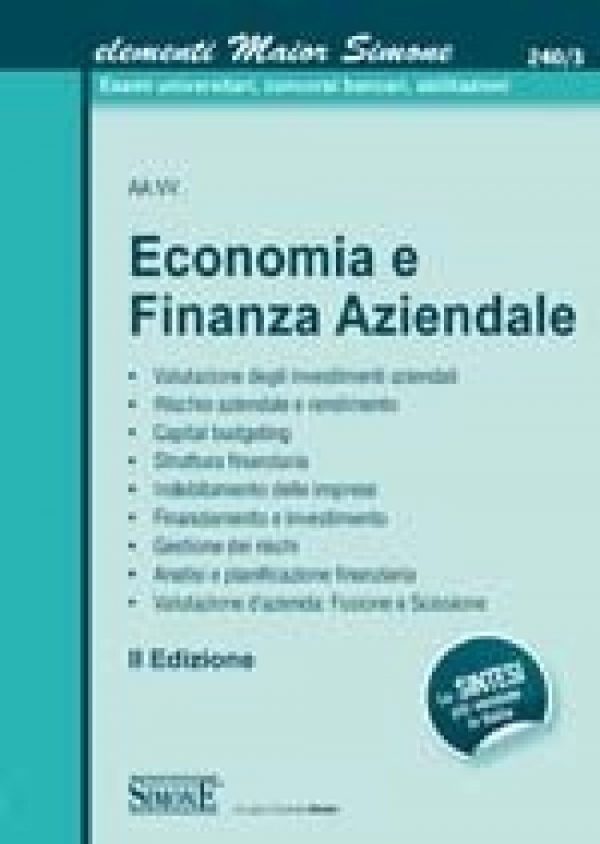 Elementi Maior di Economia e Finanza Aziendale - 240/3maior