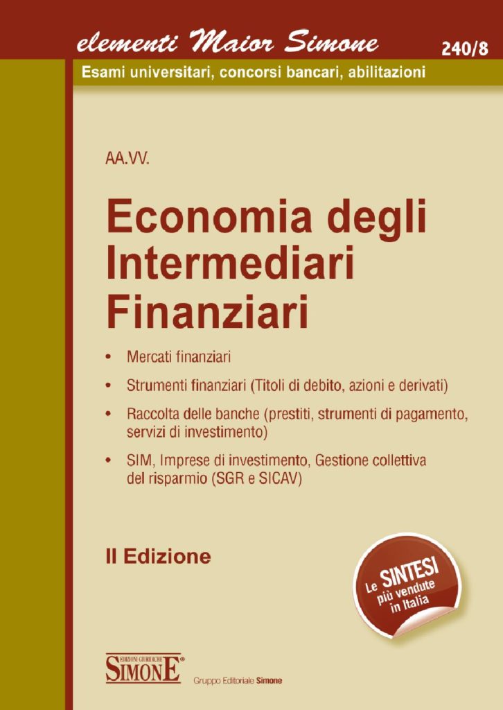 [Ebook] Elementi Maior di Economia degli Intermediari Finanziari
