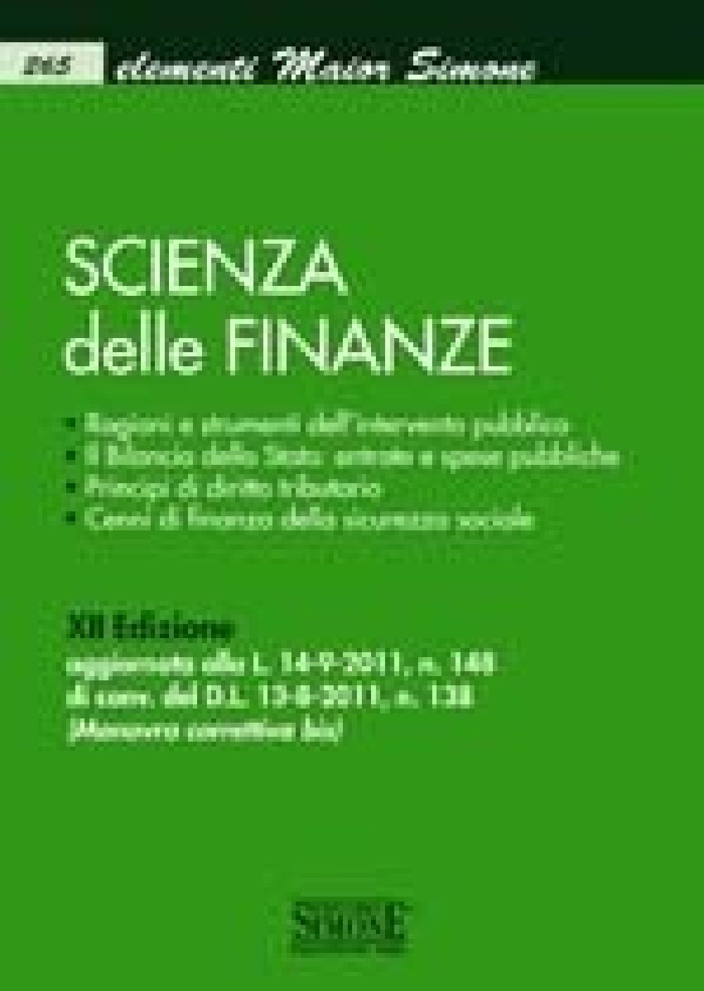 [Ebook] Elementi Maior di Scienza delle Finanze
