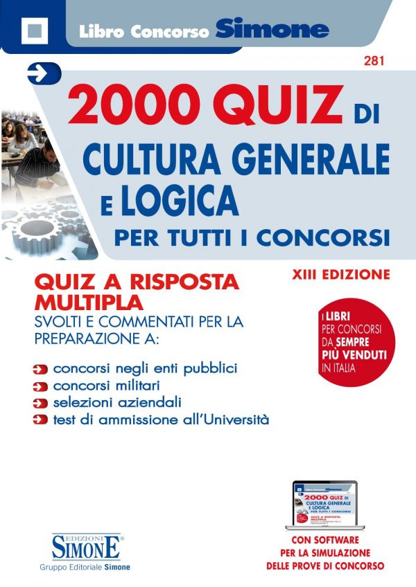 2000 Quiz di Cultura Generale e Logica per tutti i concorsi