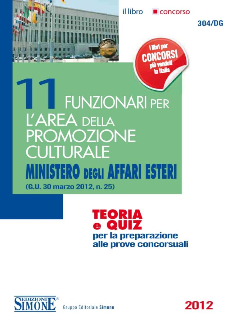 [Ebook] 11 Funzionari per l'Area della Promozione Culturale - Ministero degli Affari Esteri