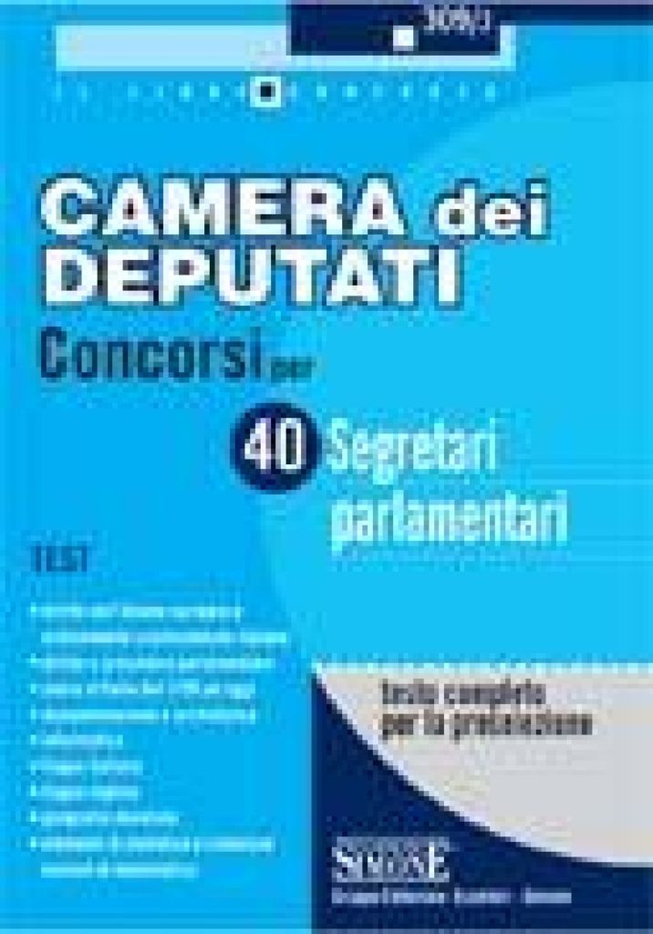 40 Segretari Parlamentari nella Camera dei Deputati