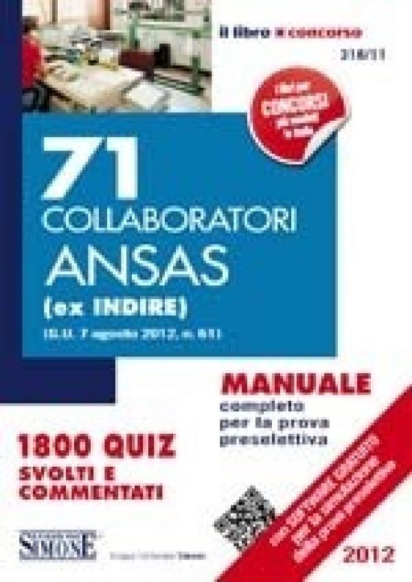71 collaboratori ANSAS (ex INDIRE)