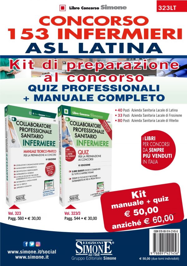 Concorso 153 Infermieri ASL Latina - Kit di preparazione al concorso