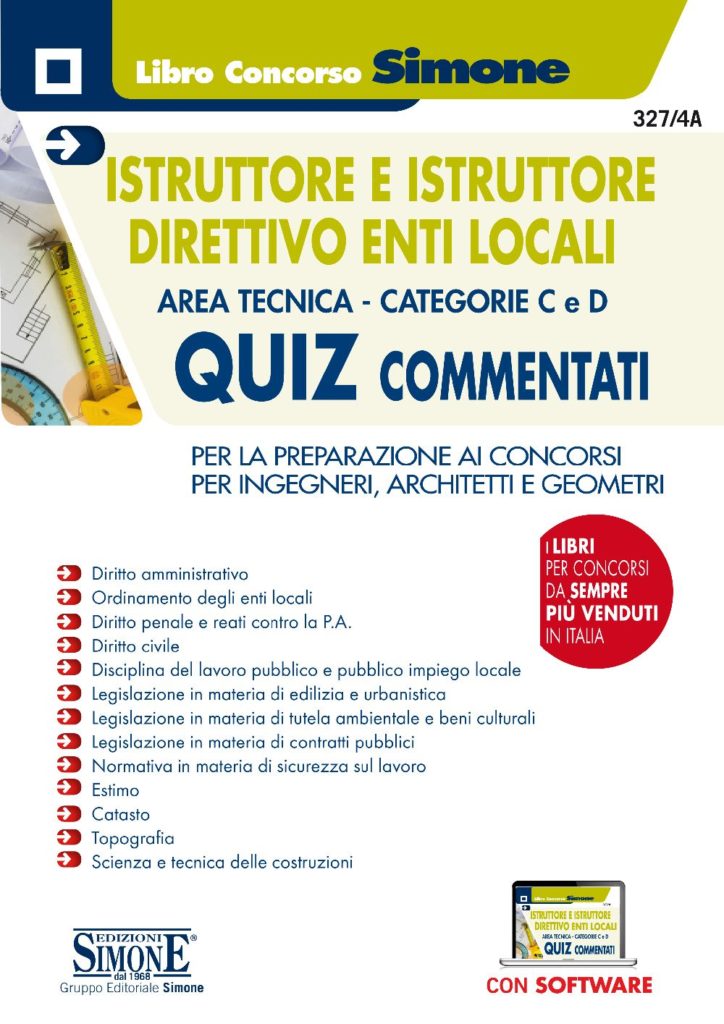 Istruttore e Istruttore Direttivo Enti Locali Area Tecnica  - Categorie C e D - Quiz commentati