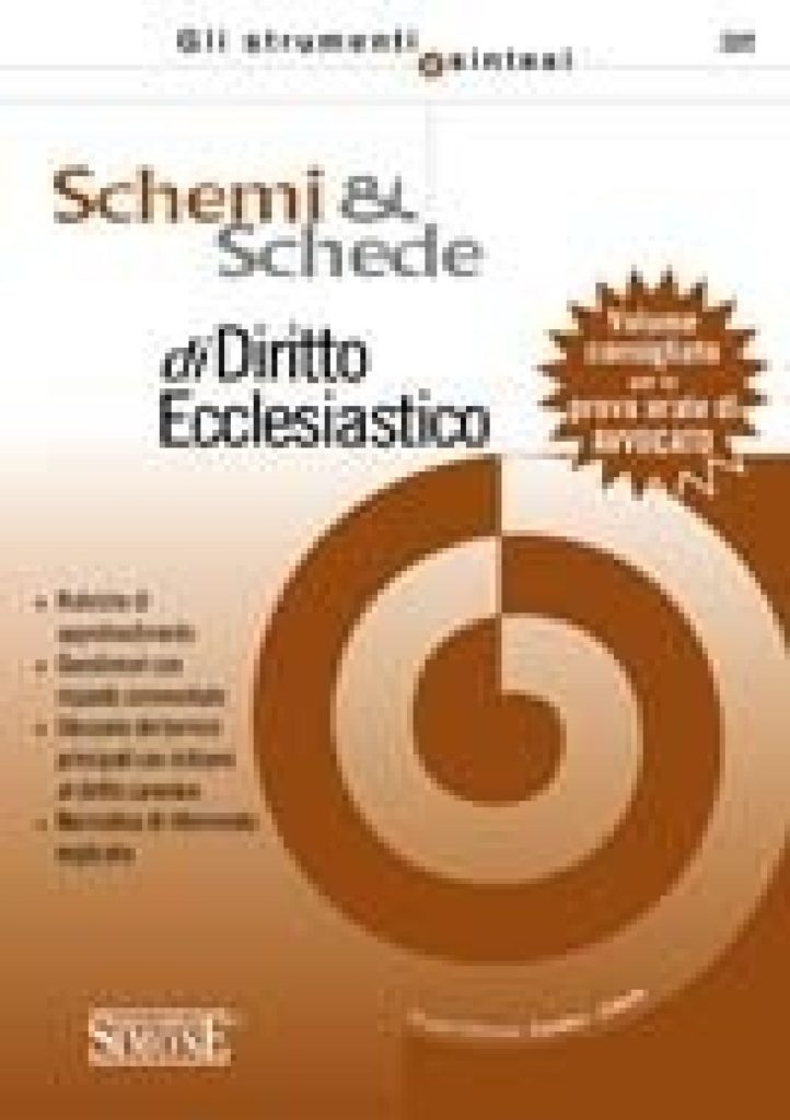 Schemi & Schede di Diritto Ecclesiastico