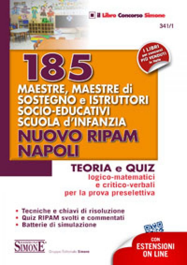185 Maestre, Maestre di Sostegno e Istruttori Socio-Educativi di Scuola d'Infanzia - Nuovo RIPAM Napoli