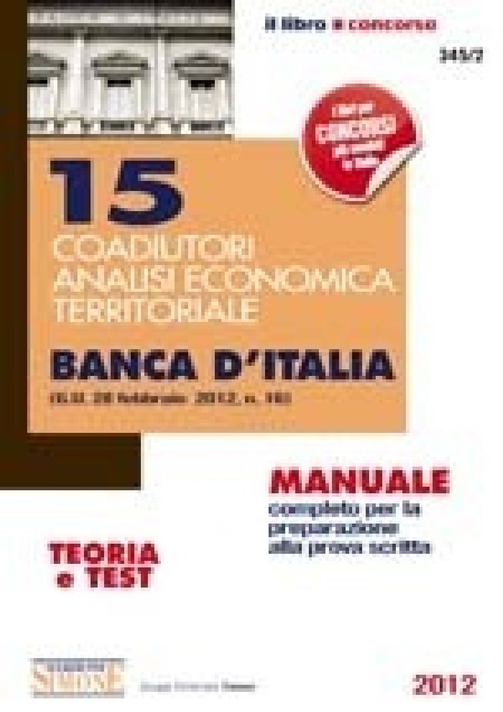 15 coadiutori analisi economica territoriale Banca d'Italia - Manuale
