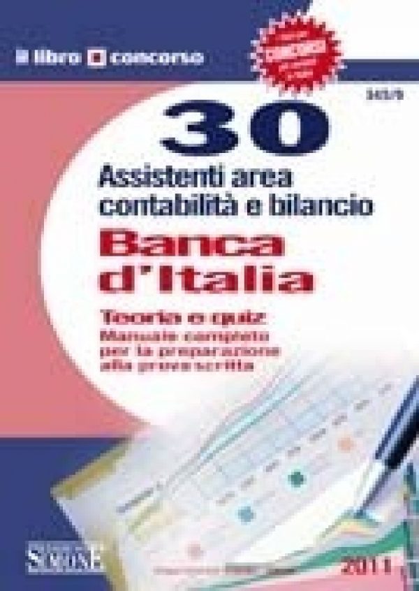 Banca d'Italia - 30 Assistenti area contabilità e bilancio