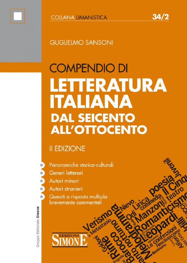 Compendio di Letteratura Italiana dal Seicento all'Ottocento - 34/2