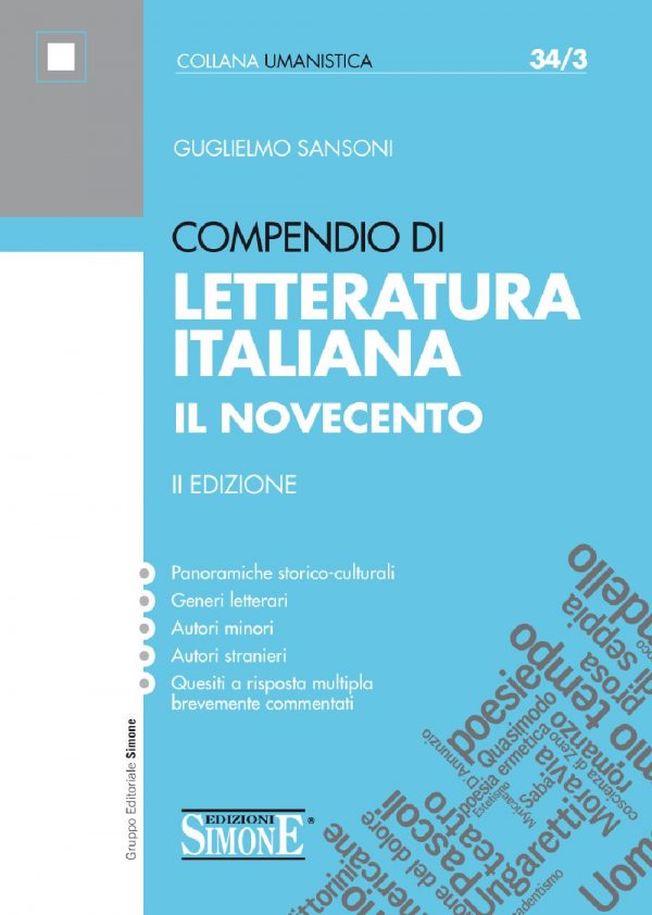 Compendio di Letteratura Italiana Il Novecento - 34/3