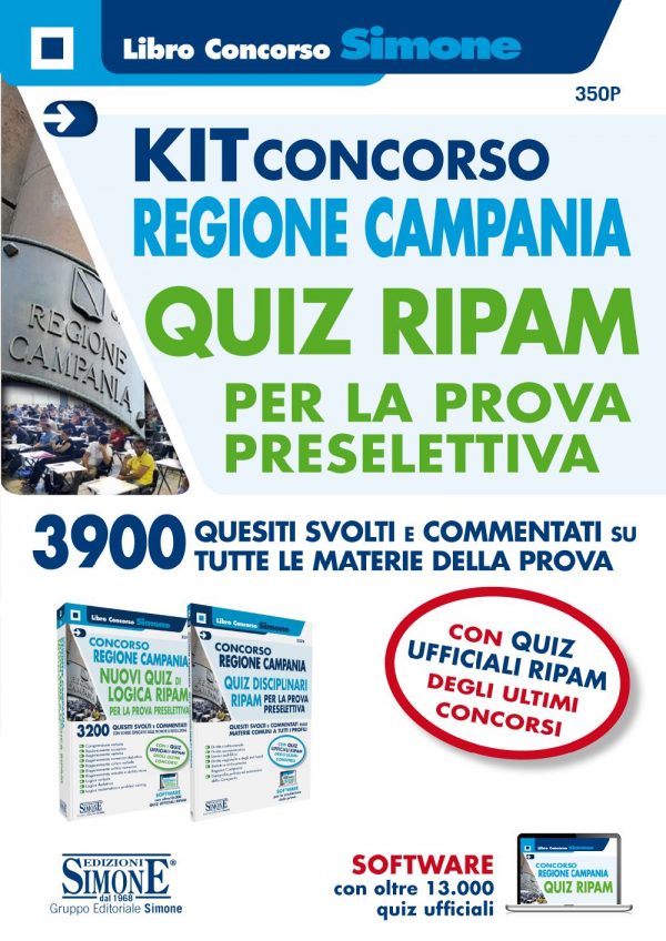 Kit Concorso Regione Campania -  Quiz RIPAM per la prova preselettiva