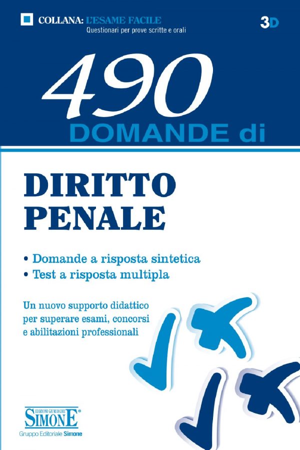 490 domande di diritto Penale - 3D