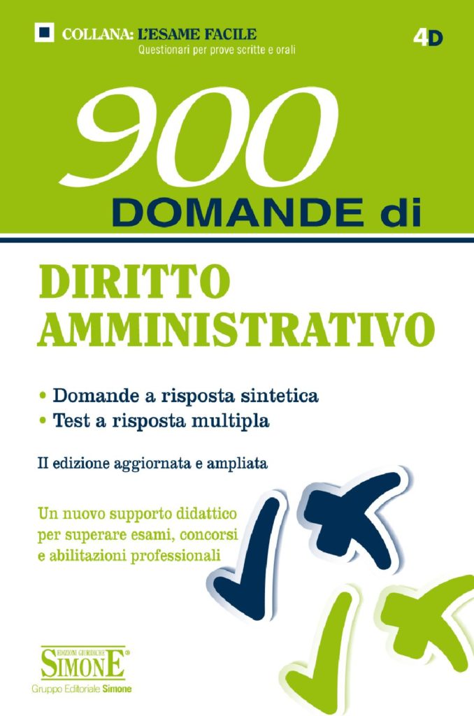 [Ebook] 900 Domande di Diritto Amministrativo