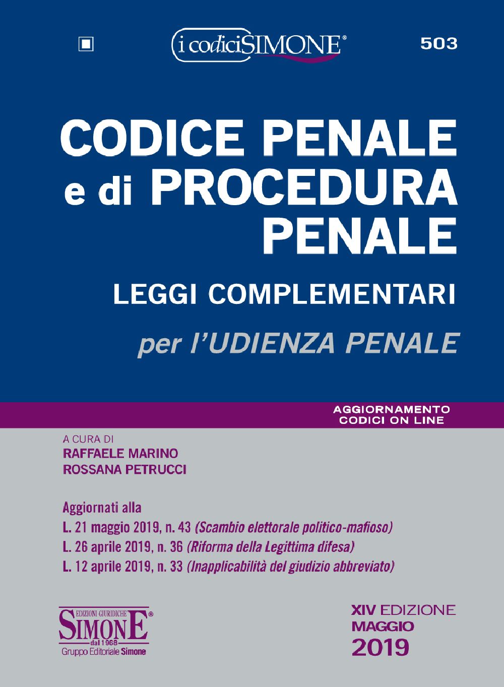 Codice Penale e di Procedura Penale e Leggi Complementari - 503