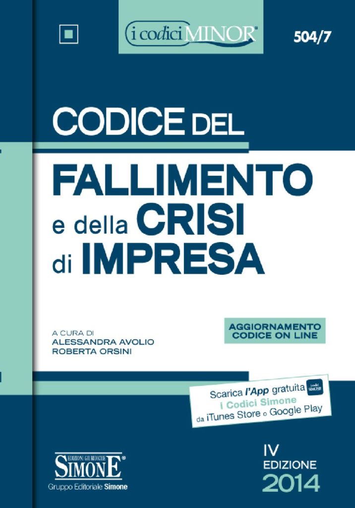 Codice del Fallimento e della Crisi di Impresa (Editio minor)