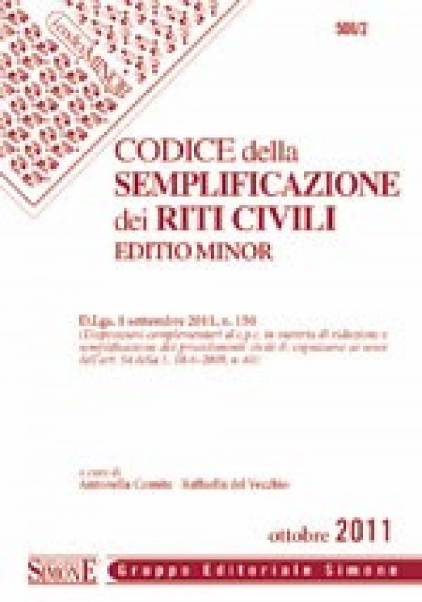 Codice della Semplificazione dei Riti Civili (Editio Minor)