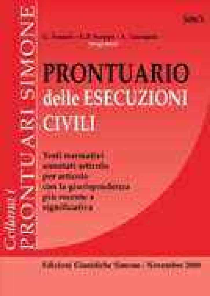 Prontuario delle Esecuzioni Civili