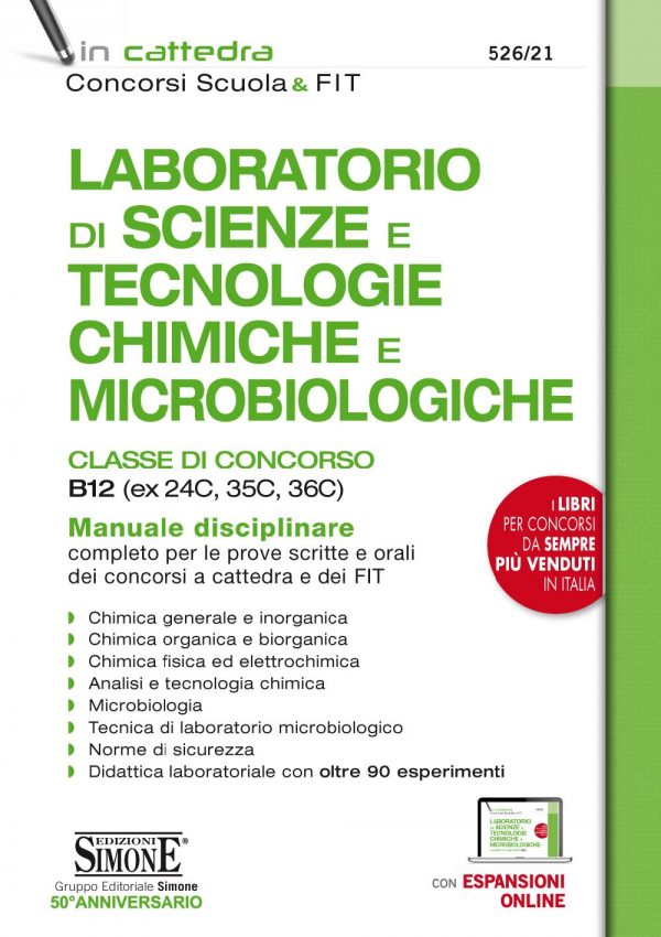 Laboratorio di Scienze e Tecnologie Chimiche e Microbiologiche - (B12) - 526/21