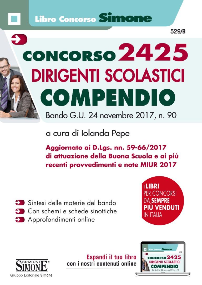 Libri Concorso Dirigente Scolastico Edizioni Simone