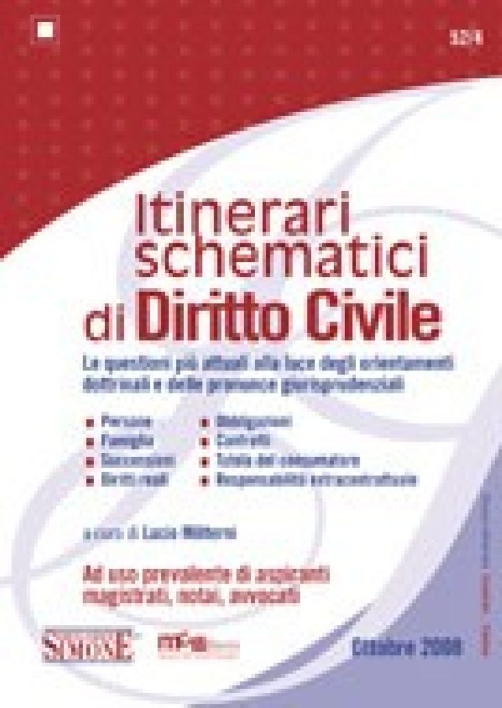 Itinerari schematici di Diritto Civile