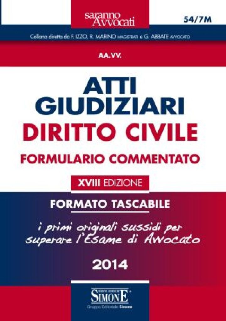 Atti Giudiziari Diritto Civile (FORMATO TASCABILE)