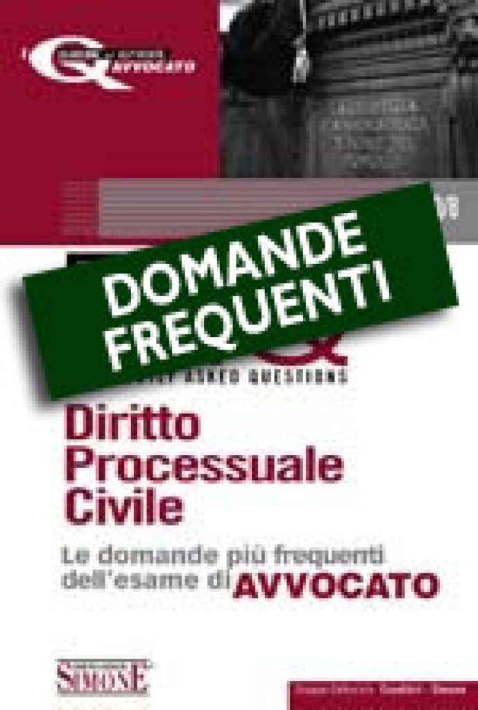 Domande Frequenti - Diritto Processuale Civile