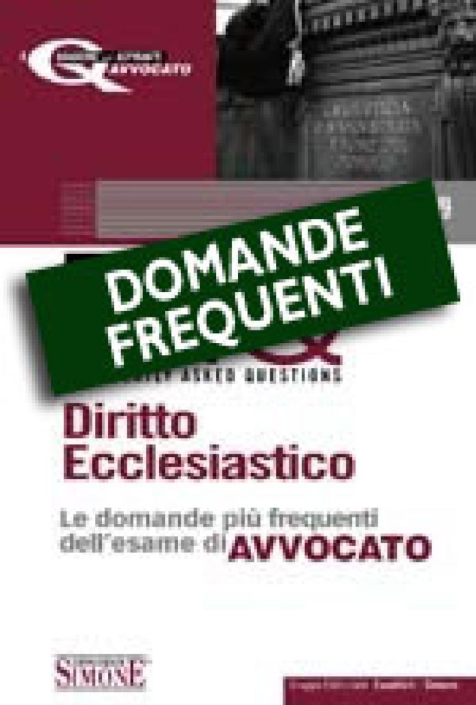 Domande Frequenti - Diritto Ecclesiastico