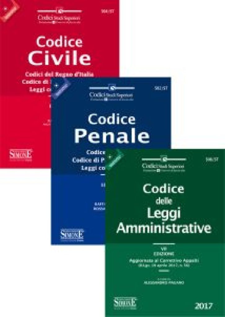 Kit 3 Codici Concorso in Magistratura 2017