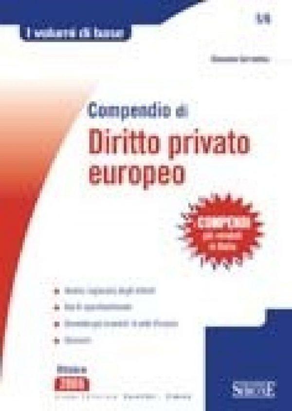[Ebook] Compendio di Diritto Privato Europeo