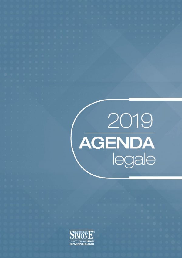 Agenda Legale 2019 - Colore Blu (Editio Minor)