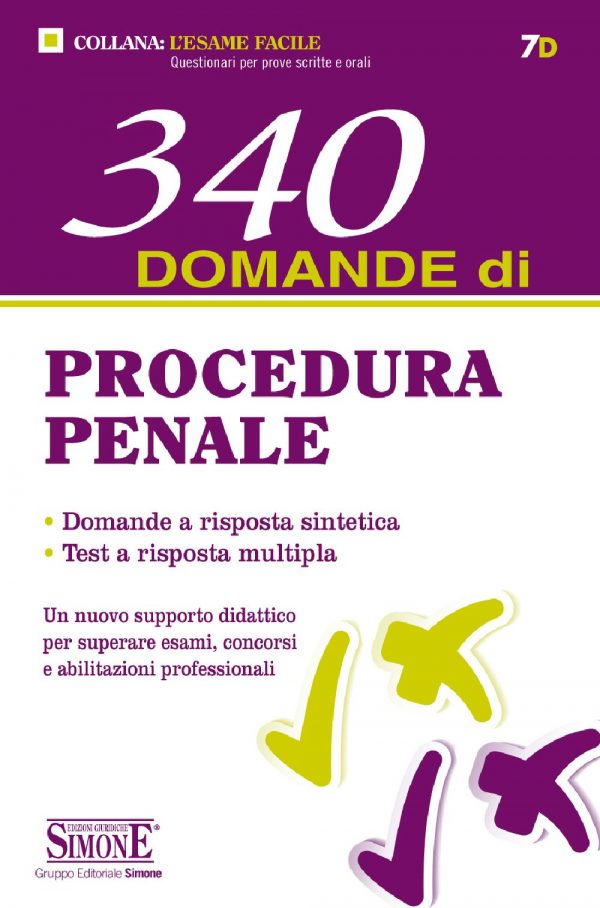 340 domande di Procedura Penale - 7D