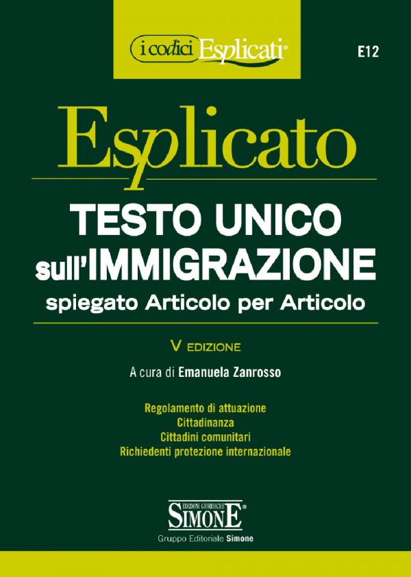 [Ebook] Testo Unico sull'Immigrazione spiegato Articolo per Articolo