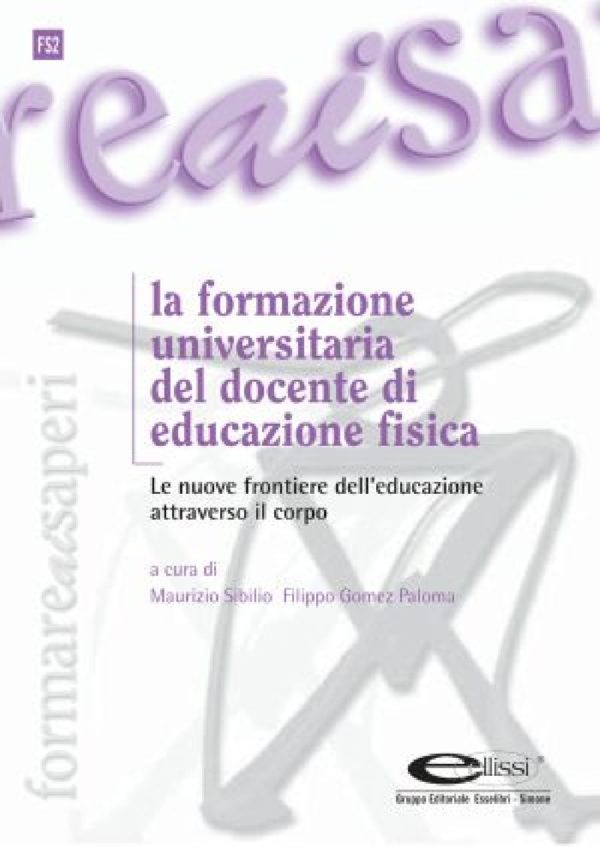 [Ebook] La formazione universitaria del docente di educazione fisica