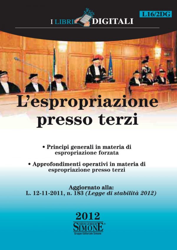 [Ebook] L’espropriazione presso terzi